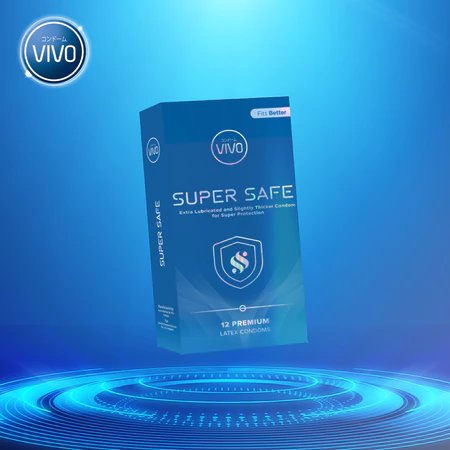 VIVO Kondom Super Safe isi 12 Pcs / Tipis Ekstra Aman