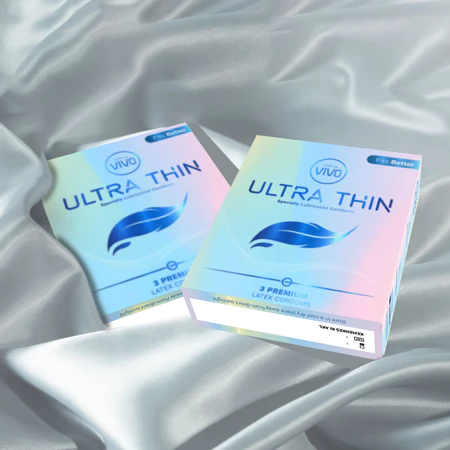 VIVO Kondom Ultra Thin isi 3 Pcs / Tipis Ekstra Aman