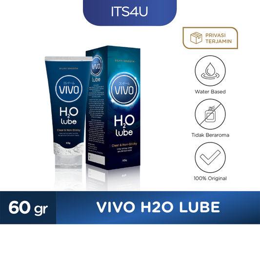 VIVO H2O Lube isi 60gr / Pelumas Kondom Water Based