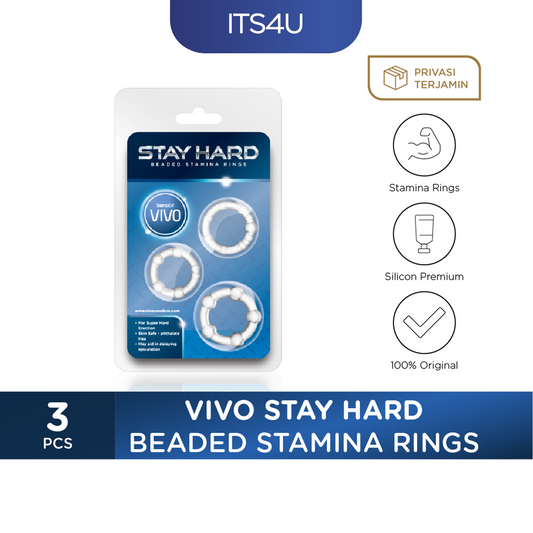 VIVO Stay Hard - Cockring Original Silikon Beaded