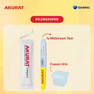 Akurat Compact Test Pack isi 1 Pcs / Alat Tes Kehamilan