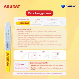 Akurat Compact Test Pack isi 1 Pcs / Alat Tes Kehamilan
