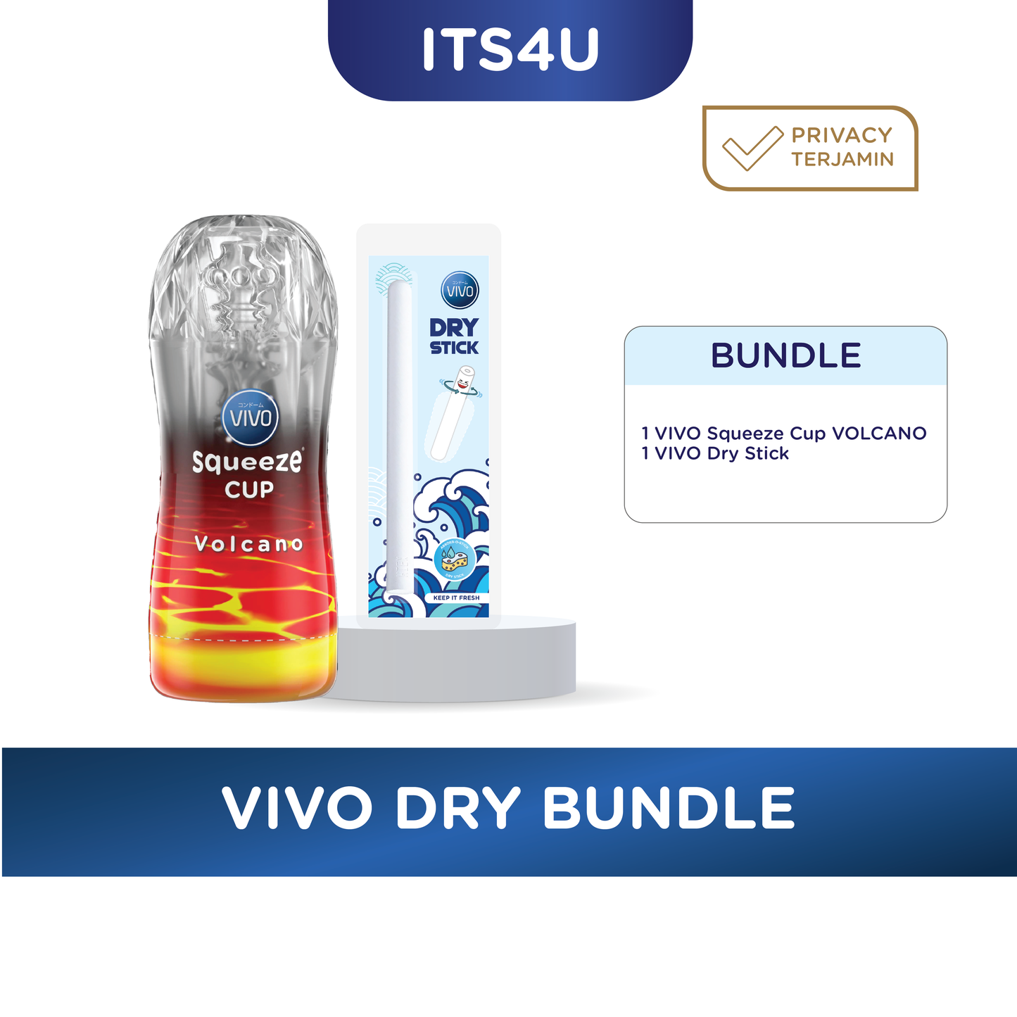 VIVO Dry Bundle Free VIVO Bubble Gum Lube