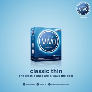 VIVO Kondom Super Safe - Classic Thin isi 3 Pcs / Tipis Ekstra Aman-5