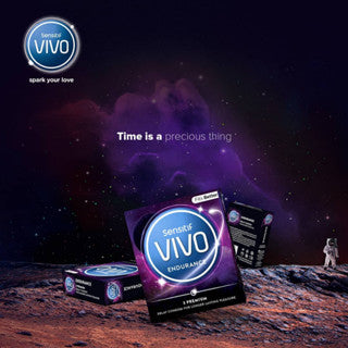 VIVO Kondom Endurance isi 3 Pcs / Durasi Panjang Tahan Lebih Lama-6
