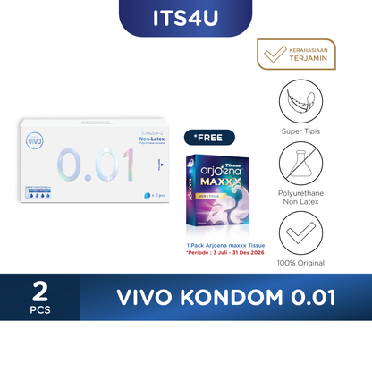VIVO Kondom 0.01 isi 2 Pcs