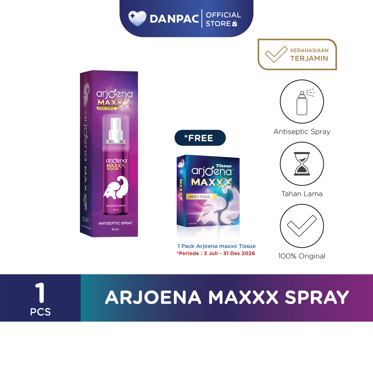 Arjoena Maxxx Spray isi 15 ml / Magic Spray Tahan Lama