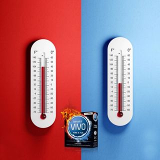 VIVO Fire & Ice Kondom isi 3 Pcs / Sensasi Ekstra Tahan Lebih Lama-5