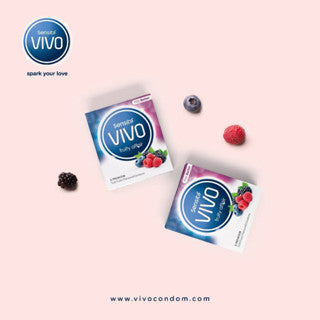 VIVO Fruity Affair Kondom isi 3 Pcs / Aroma Manis Segar-5