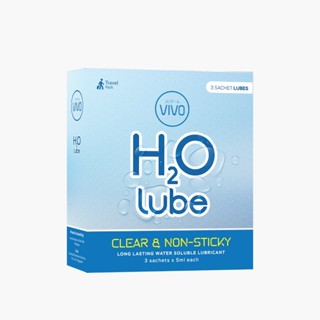 VIVO H2O Lube isi 3 Sachet / Pelumas Kondom Water Based