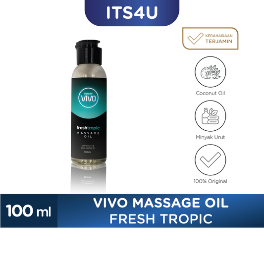 VIVO Massage Oil Fresh Tropic isi 100 ml / Minyak Pijat Relaksasi