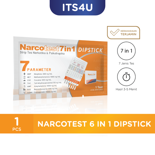 Narcotest 7 in 1 Dipstick Alat Tes Drug