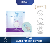 VIVO Latex Finger Covers isi 5 Pcs / Sarung Jari Tangan Latex