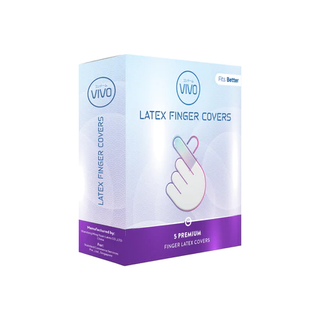 VIVO Latex Finger Covers isi 5 Pcs / Sarung Jari Tangan Lateks