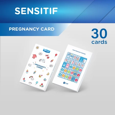 Sensitif Milestone Pregnancy Card / Kartu Kehamilan Untuk Ibu