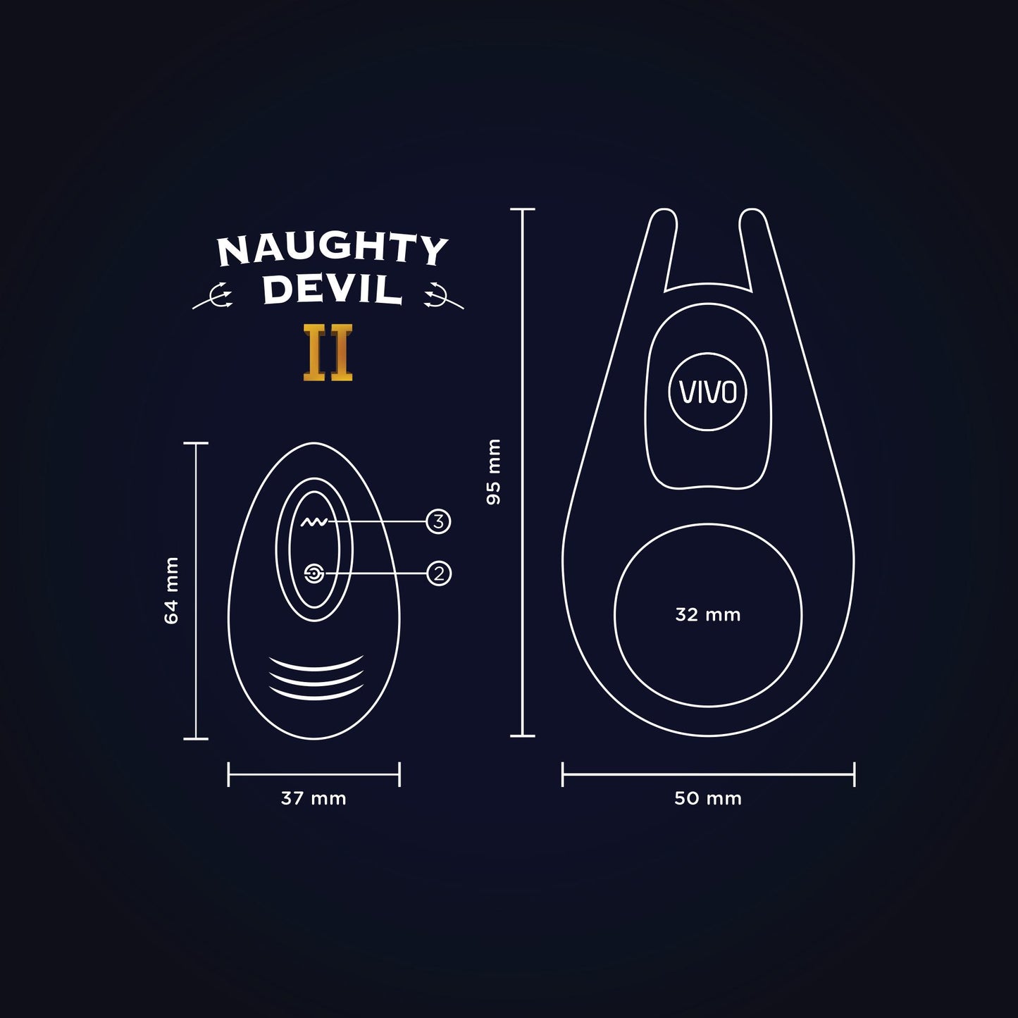 VIVO Alat Getar - Naughty Devil II
