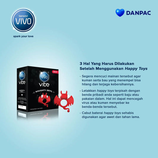 VIVO Alat Getar - Naughty Devil | Red, Black