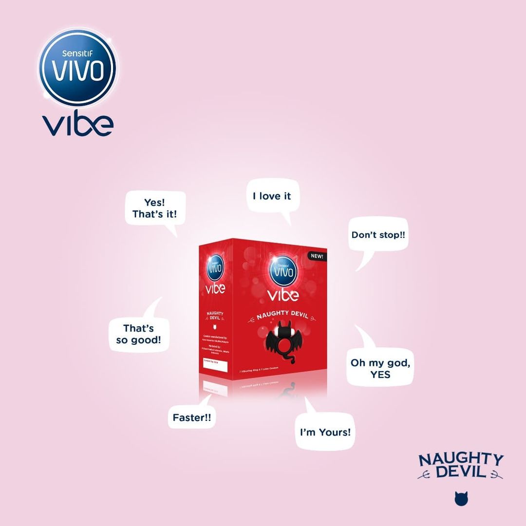 VIVO Alat Getar - Naughty Devil | Red, Black