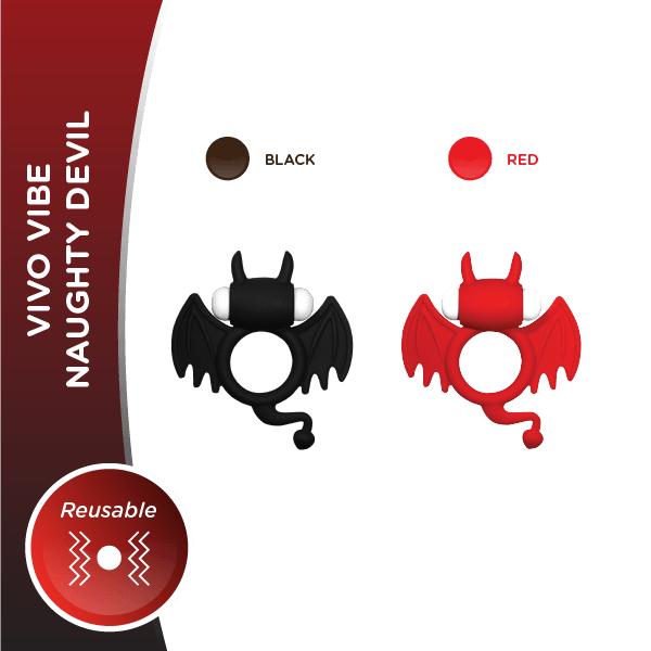 VIVO Alat Getar - Naughty Devil | Red, Black