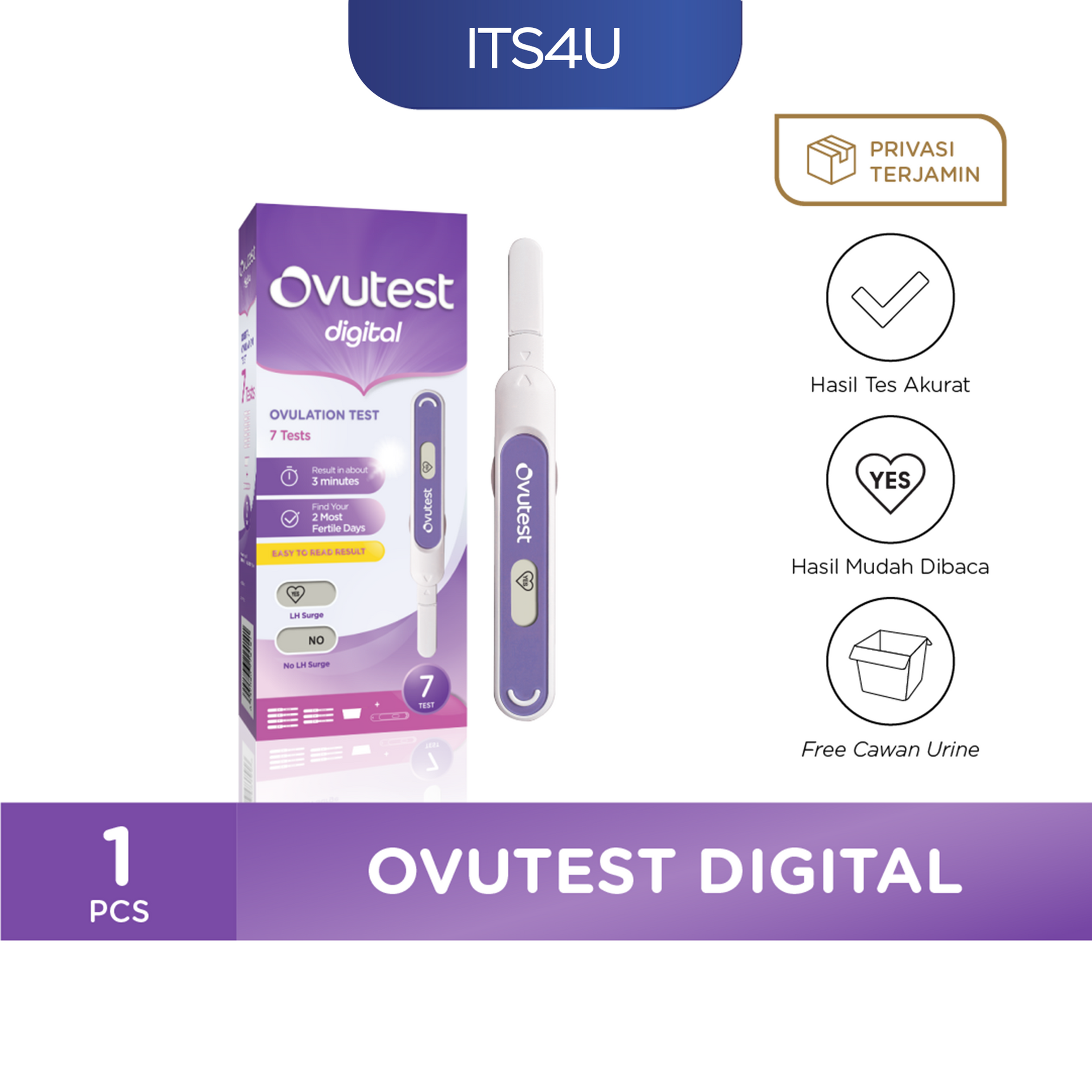 Ovutest Digital / Ovulation Test Alat Tes Masa Subur