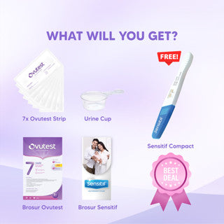 Ovutest 7 Days Plan Isi 1 Pcs / Alat Uji Masa Subur
