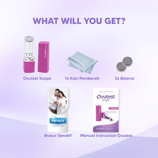 Ovutest Scope Pink / Ovulation Test Alat Tes Masa Subur