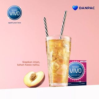 VIVO Kondom Passionate Dots isi 3 Pcs / Tekstur Bintil Sensasi Ekstra-2