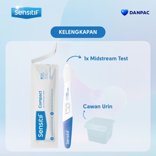 Sensitif Compact Test Pack isi 1 Pcs / Alat Tes Kehamilan
