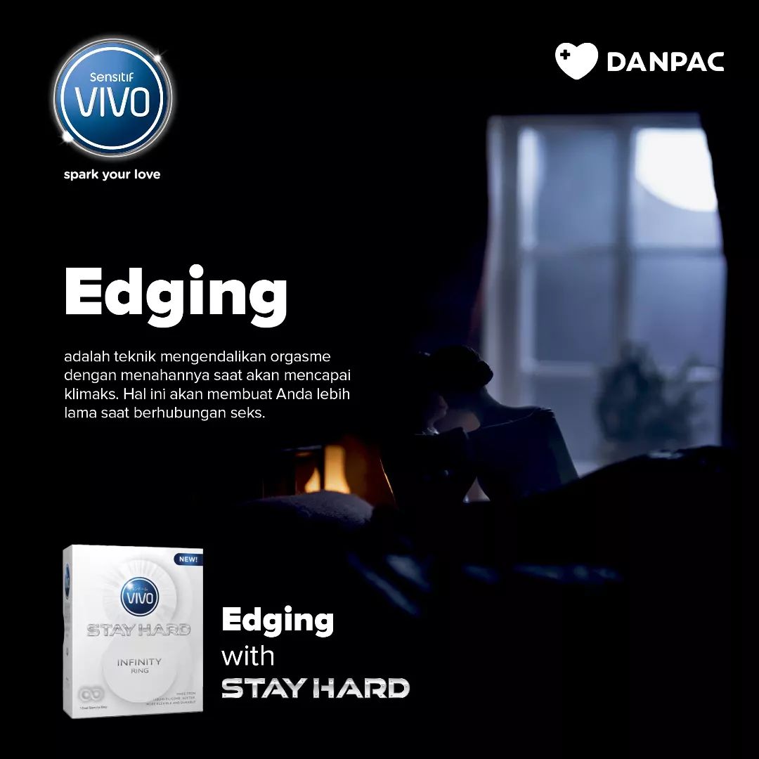 VIVO Stay Hard - Cincin Infinity (Cincin Stamina Ganda)