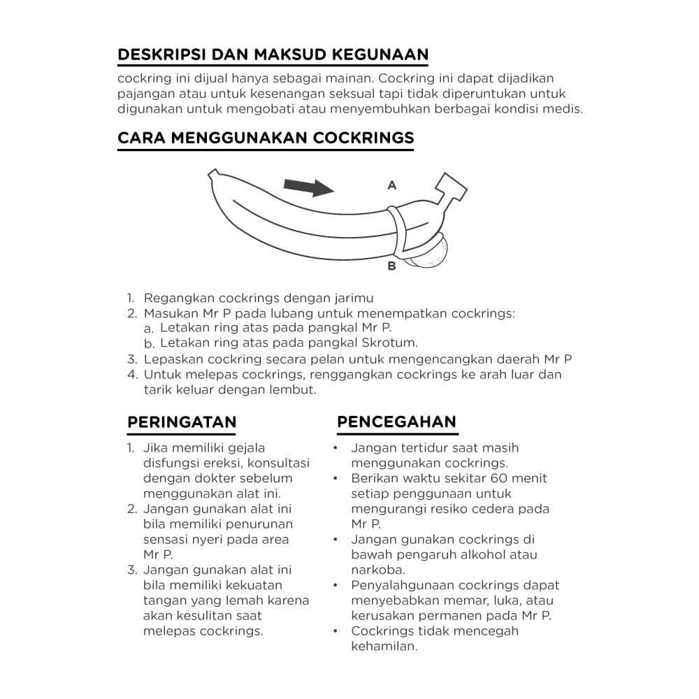 VIVO Stay Hard - Cincin Infinity (Cincin Stamina Ganda)