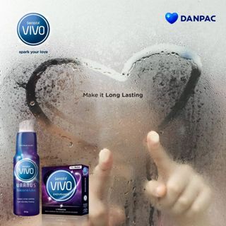 VIVO Uranus Silicone Lube isi 60gr / Pelumas Lubricant Kondom