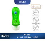 VIVO 2 in 1 Aloe Vera Massage Lube isi 150 ml / Pelumas Lubricant dan Pijat