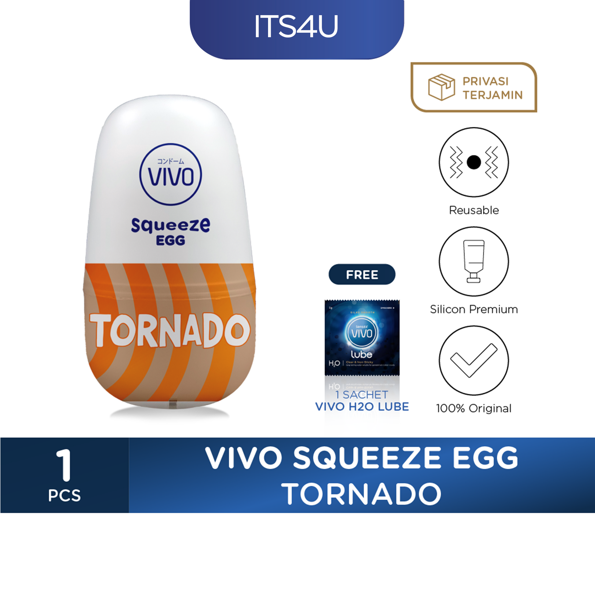 VIVO Squeeze Egg | Tornado, Twister, Thunder