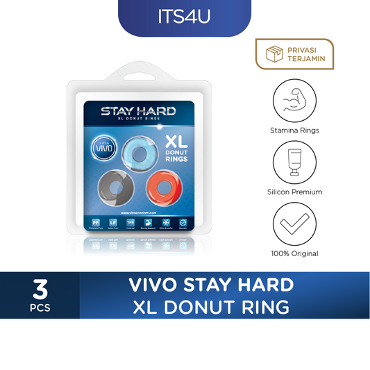 VIVO Stay Hard - XL Donut Rings Original Silikon