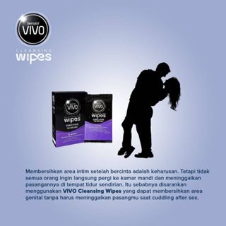 VIVO Cleansing Wipes isi 10 Sachet / Tisu Basah