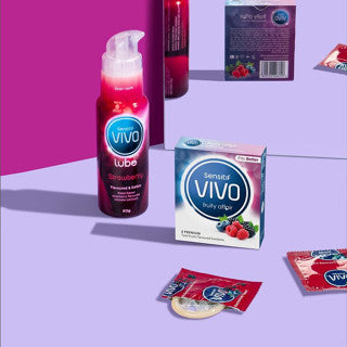 VIVO Strawberry Lube Isi 60gr / Pelumas Pelumas Kondom