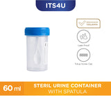 Steril Urine Container 60ML + Spatula
