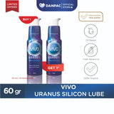 VIVO Uranus Silicone Lube isi 60gr / Pelumas Lubricant Kondom
