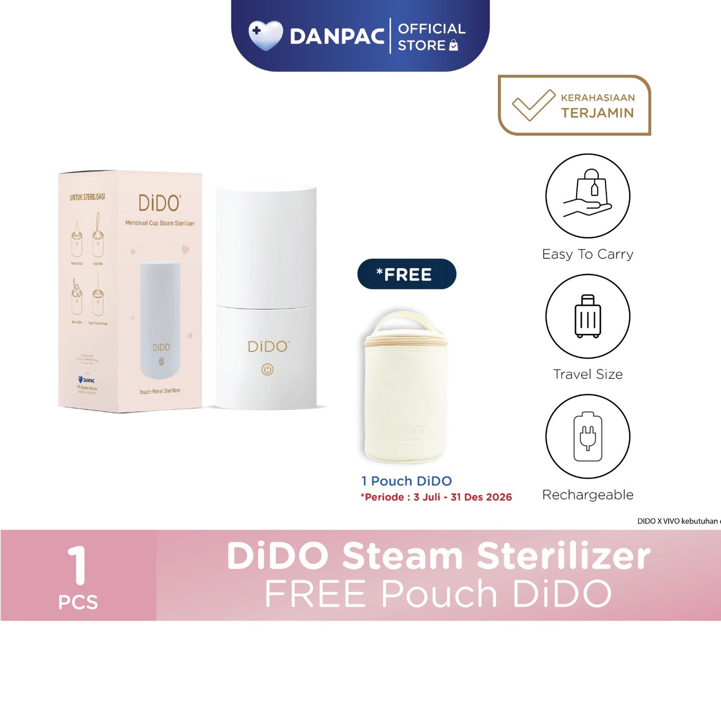DIDO M Cup Steam Sterilizer - Menstrual Cup