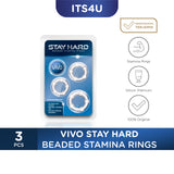VIVO Stay Hard Beaded Cockring Original Silikon