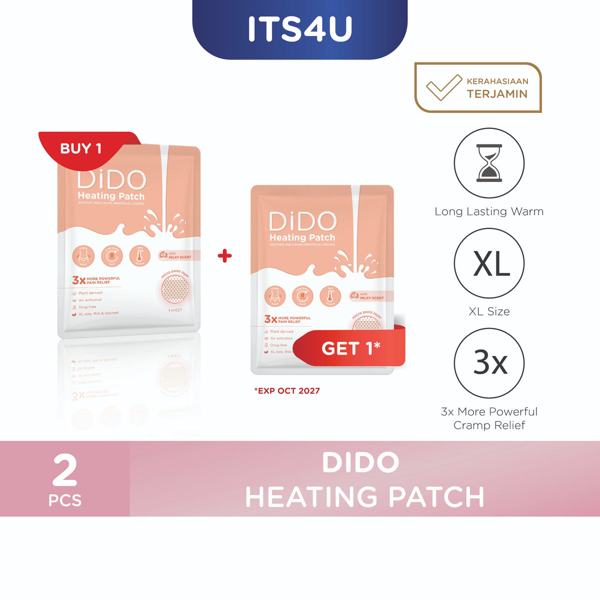 DIDO Heating Patch / Pereda Nyeri Menstruasi Isi 1 Pcs