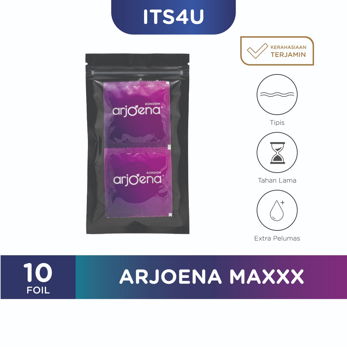 Arjoena Maxxx Kondom isi 2 Pcs / Tipis dan Aman