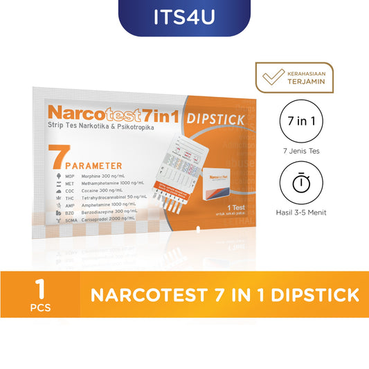 Narcotest 7 in 1 Dipstick Alat Tes Drug