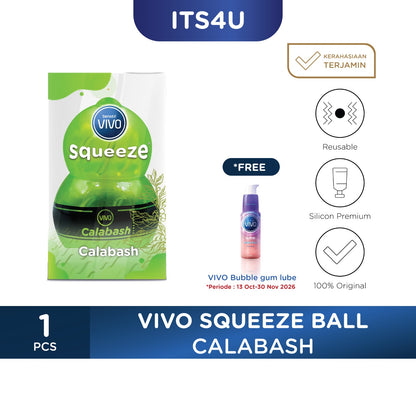 VIVO Squeeze Ball Free VIVO Bubble Gum Lube 60gr