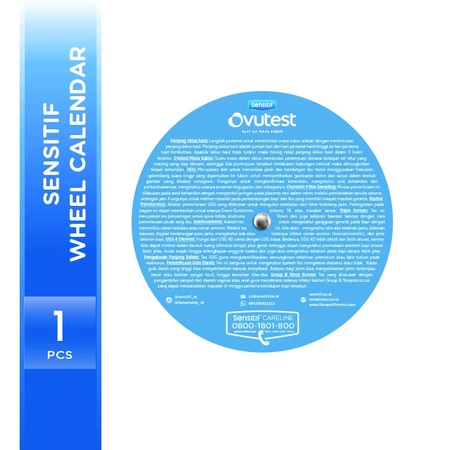 Sensitif Wheel Calendar / Kalender Kehamilan Untuk Ibu