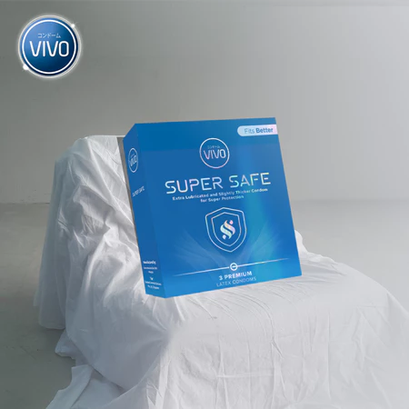 VIVO Kondom Super Safe isi 3 Pcs / Tipis Ekstra Aman