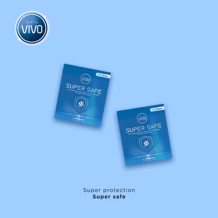 VIVO Kondom Super Safe isi 3 Pcs / Tipis Ekstra Aman